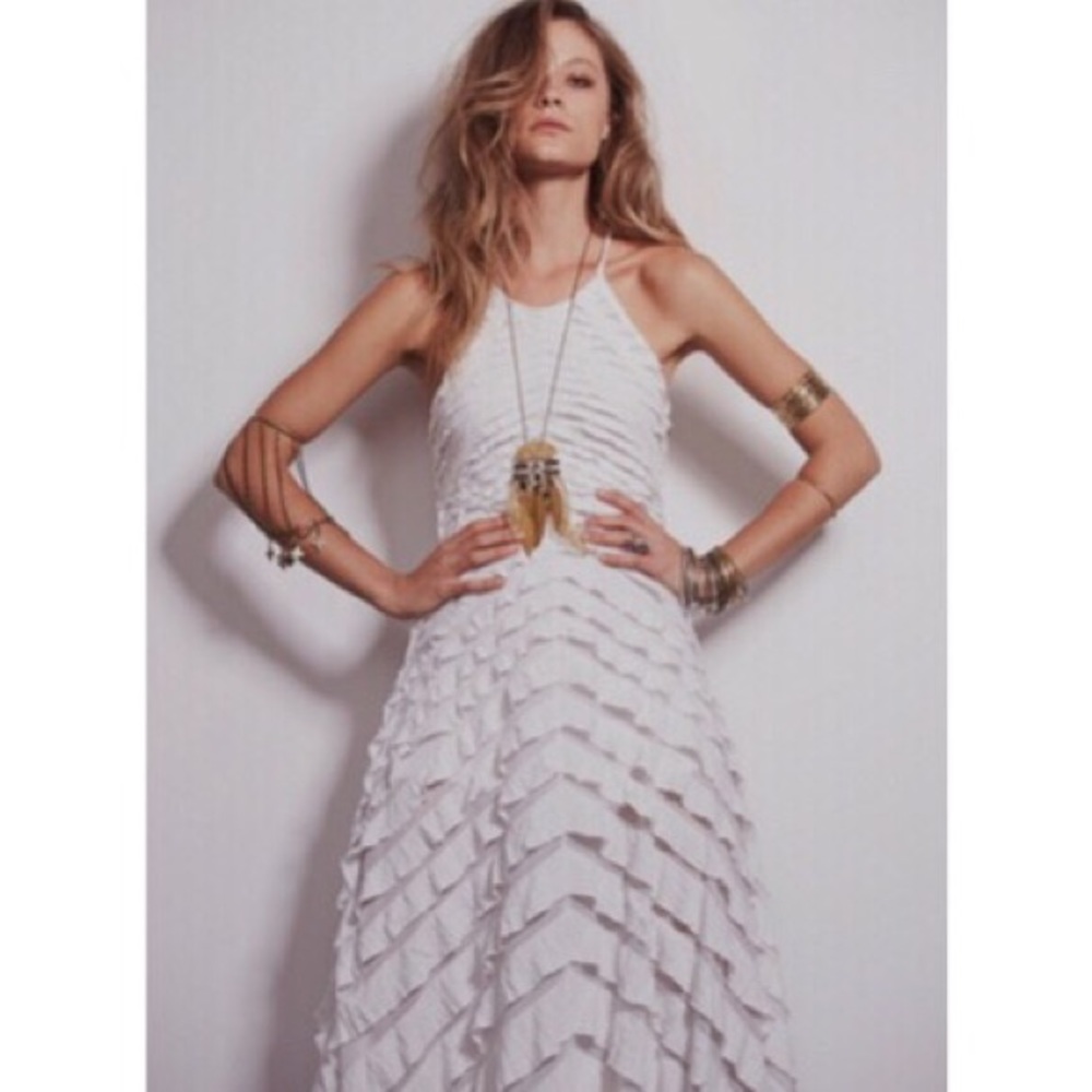 ISO Free People FP X Cascading Waterfall Dress